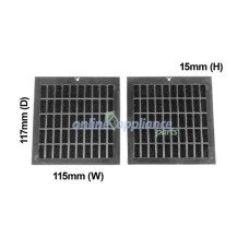 900403700 Carbon Filter Pair, Rangehood, Westinghouse. Genuine Part
